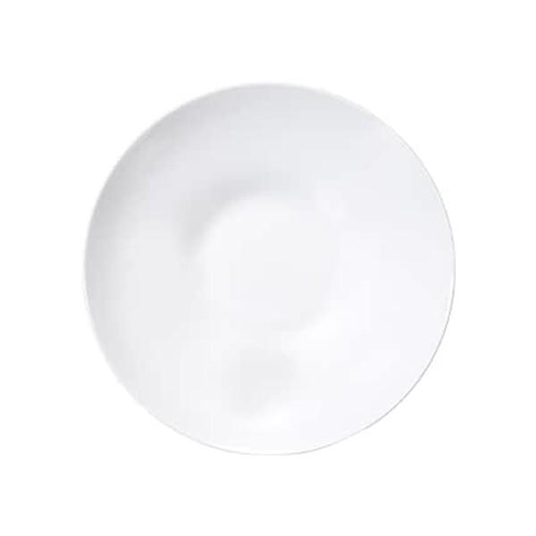 NARUMI(ナルミ) プレート 皿 ワルツ 22cm ホワイト シンプル パスタ皿 カレー皿 深め...