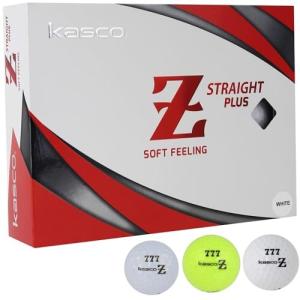 キャスコ ゼット ストレート プラス ターゲットライン入り ゴルフボール 1ダース12個入り KASCO Z-S｜shimoyana