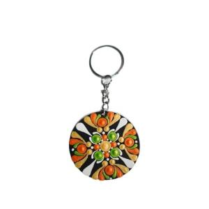 (SVRK-Design) キーチェーン Mandala Art Keychain Tricolor ―｜shimoyana