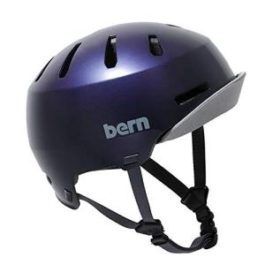 bern （バーン）ヘルメット ( MACON VISOR 2.0 ) オールシーズンタイプ (Satin Deeo Purple, US S(54-55.5c｜shimoyana