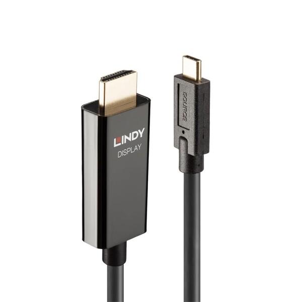 LINDY 5m USB3.1 Type-C to HDMI 2.0 HDR アクティブ変換ケーブル...
