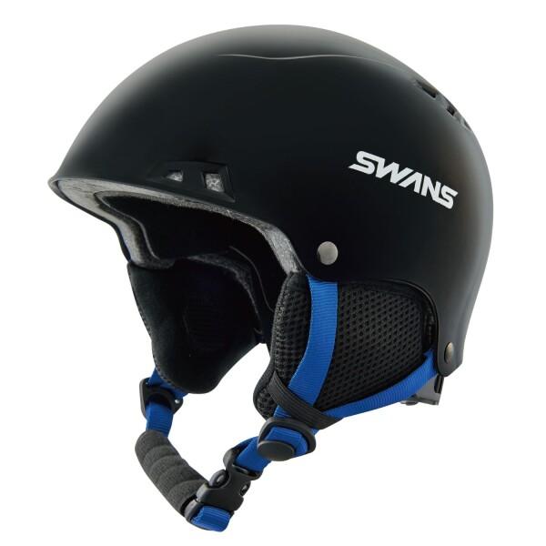 SWANS(スワンズ) スキー スノーボード ヘルメット 子供用 H-461R P1 BK ブラック...
