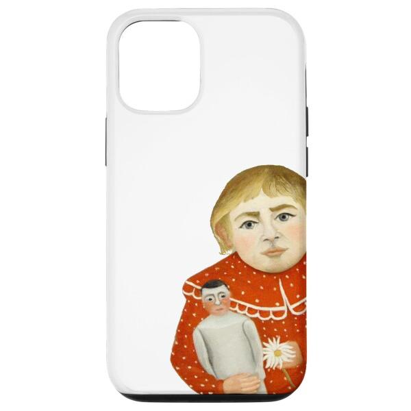 iPhone 12/12 Pro アンリ・ルソー／人形を抱く子供（切り抜き）変な西洋画 プレゼント ...