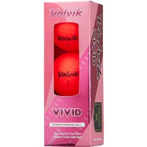 VOLVIK VIVID20 LD レッド ボール 1スリーブ(3個)｜shimoyana