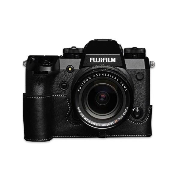 TP Original FUJIFILM X-H1 用 ボディーハーフケース ブラック