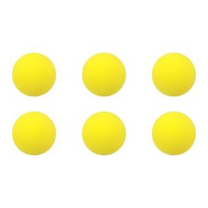 GP (ジーピー) 野球バッティングトレーニングボール スポンジ素材 黄色 42mm 6個入り 34143