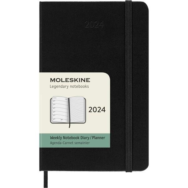 モレスキン(Moleskine) 手帳 2024 年 1月始まり 12カ月 ウィークリー ダイアリー...