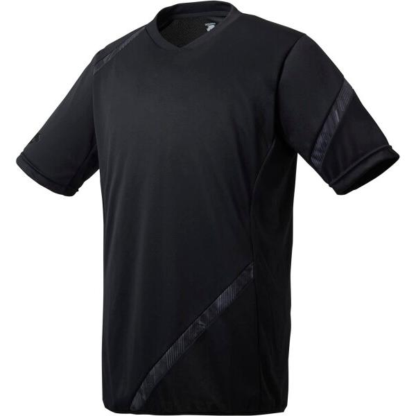 (デサント) 野球 ベースボールシャツ ネオライトシャツ DB-123B メンズ ブラック×ブラック