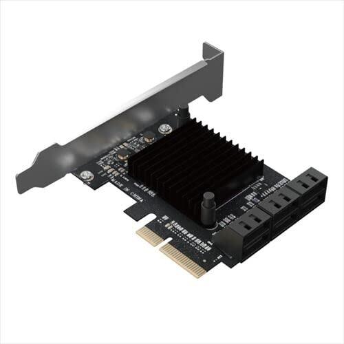 エアリア SATA3×6ポート 増設 PCI Express×4ボード 増設ボード 拡張ボード 大型...