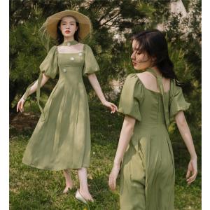 エメラルドグリーン ワンピースの商品一覧 通販 Yahoo ショッピング