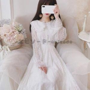 白 レース ワンピース 韓国の商品一覧 通販 Yahoo ショッピング