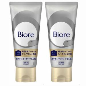 ビオレ おうちdeエステ ディープクレイ洗顔 １８０ｇ 毛穴 黒ずみ 毛穴汚れ 角栓 クレイ 洗顔料 ×2個セット