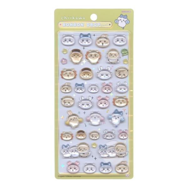サンスター文具(Sun-Star Stationery) ちいかわ グッズ ボンボンドロップシール ...