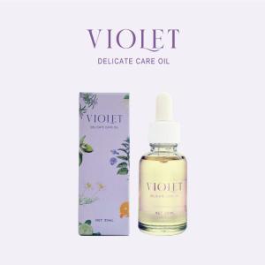 VIOLET デリケートゾーン オイル 30ml ホホバオイル 黒ずみ 保湿 乾燥 におい ケア ピンク イランイラン 更年期 保湿剤 フェミニンオイル