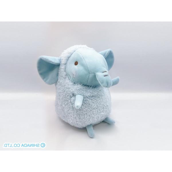 シナダ ぬいぐるみ baby nature (S) ぞう ブルー