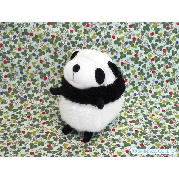 シナダ ぬいぐるみ baby nature (S) ぱんだ ブラック