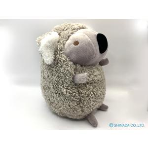 シナダ ぬいぐるみ baby nature (L) プードル ピンク : シナダ