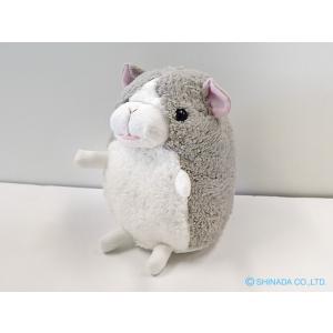 ちょ〜可愛い　グレーのハムスター　モコフワ　ぬいぐるみ　キーホルダー　新品未使用 ちょ〜可愛い グレーのハムスター モコフワ ぬいぐるみ キーホルダー
