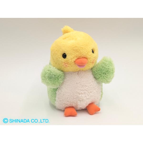 シナダ ぬいぐるみ baby nature（M）オカメインコ グリーン