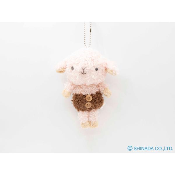 シナダ ぬいぐるみ BCマスコット funwari fuwawa (S) Goat ピンク