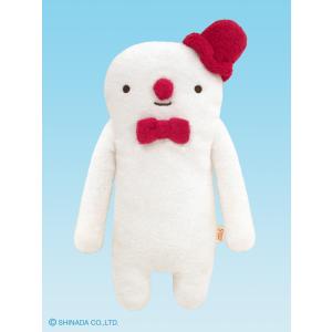 シナダ ぬいぐるみ フモフモさん (L) ハートニコラ 赤 : シナダ