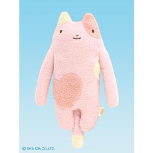 シナダ ぬいぐるみ フモフモさん (L) ハートニコラ 赤 : シナダ
