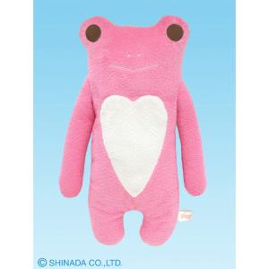 シナダ ぬいぐるみ フモフモさん (L) ハートニコラ 赤 : シナダ
