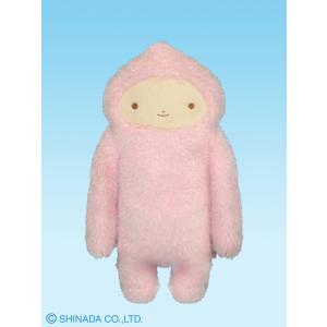 シナダ ぬいぐるみ フモフモさん (L) ハートニコラ 赤 : シナダ