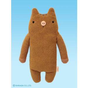 シナダ ぬいぐるみ フモフモさん (M) かわも ライトブラウン : シナダ