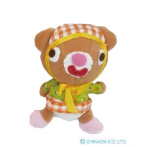 シナダ ぬいぐるみ BCマスコット あちゃコ (S) 黄リボン