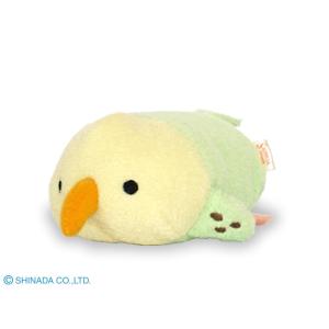 シナダ のっけてまめ福 ティッシュカバー セキセイインコ グリーン
