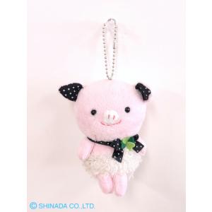 シナダ ぬいぐるみ BCマスコット MOKO ぶた(S) ピンク