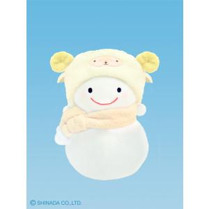 シナダ 雪ダルマちゃん へんしん うさぎ ぬいぐるみ : シナダ