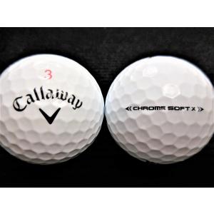 ロストボール　ランク１　Callaway キャロウェイ　ＣＨＲＯＭＥ ＳＯＦＴ Ｘ　２０年モデル　ホワイト｜shindai