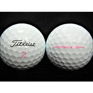 ロストボール　ランク２　タイトリスト　Ｐｒｏ Ｖ１　１９年モデル　リミテッド・エディション　ピンクナンバー　ホワイト｜shindai