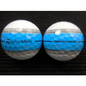 ロストボール ランク1 TaylorMade テーラーメイド TOUR RESPONSE STRIPE ツアーレスポンス ホワイト(ネオンブルー) 1球