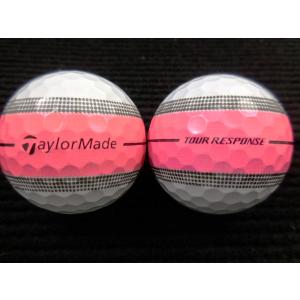 ロストボール ランク1 TaylorMade テーラーメイド TOUR RESPONSE STRIPE ツアーレスポンス ホワイト(ネオンピンク) 1球