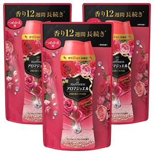 レノア ハピネス アロマジュエル ビーズ 衣類の香りづけ専用 ダイアモンドフローラル 詰め替え 455mL×3袋｜shine-stores