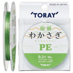 東レ(TORAY) PEライン 銀鱗 わかさぎ PE 30m 0.3号 2.1kg グリーン｜shine-stores