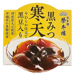 榮太樓 黒みつ 寒天 やわらか仕立て 130g ×6個