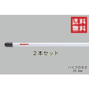 物干し竿 アルミ 一本竿 4ｍ 太さ29.4mm 2本セット つなぎ目なし 洗濯 ものほし 軽量 屋外 新生活