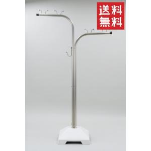 新英 オールステンレス 物干し台 T型／F型 ブローベース付き パイプ厚