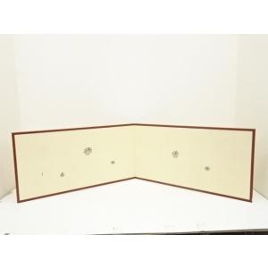 茶道具 指物師 小林一斉作 桑 捻梅 風炉先 板屏風 如心斎好写し 上