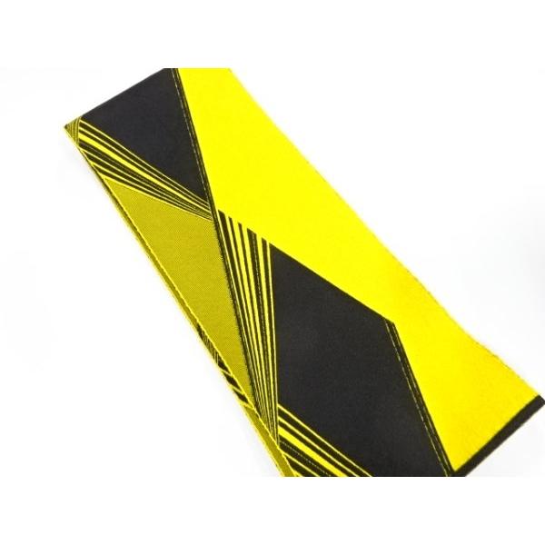 ys7517580;  抽象模様織り出し　単半幅帯【着】