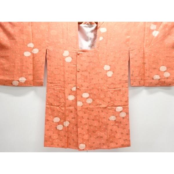 ys7663663;  未使用品　菊模様道行コート【着】