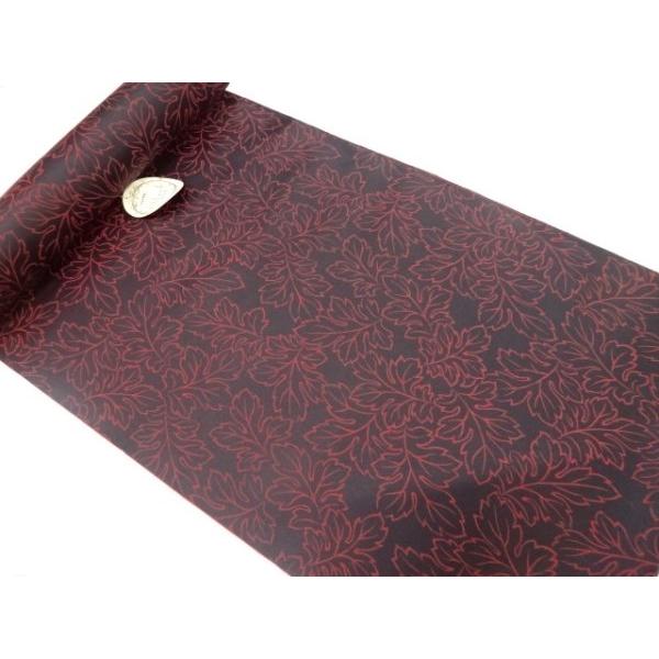 ys7739490;  菊の葉模様織り出し　雨コート地反物【アンティーク】【着】