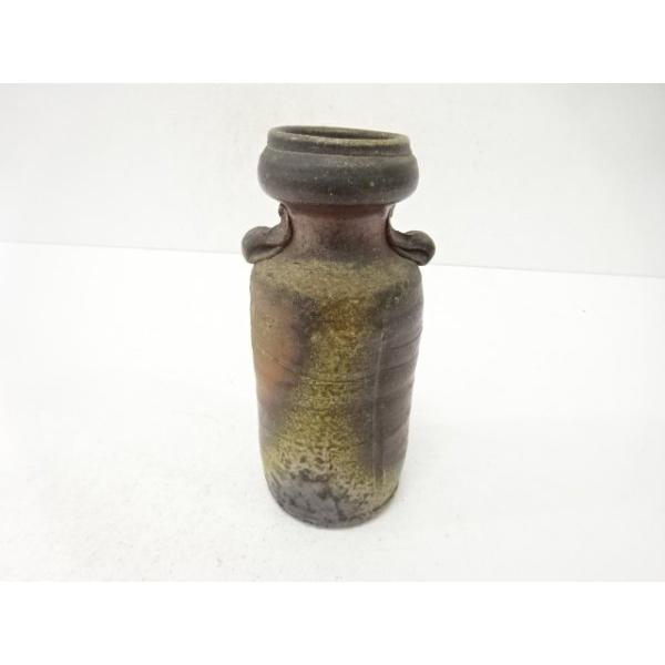 ys7743986;  作家物　備前焼　耳付花入【道】