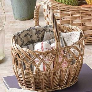 ちどり産業 バスケット ベージュ 23×20×H26cm