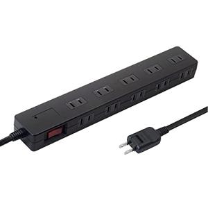 スタイルド 雷ガード ブレーカー付 10個口 電源タップ