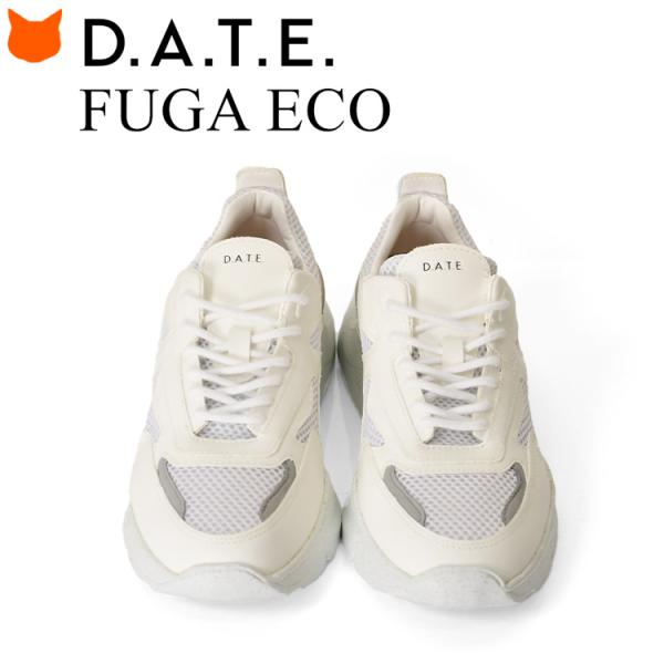 D.A.T.E. スニーカー レディース FUGA date デイト 白 ホワイト 厚底 ハイテクス...